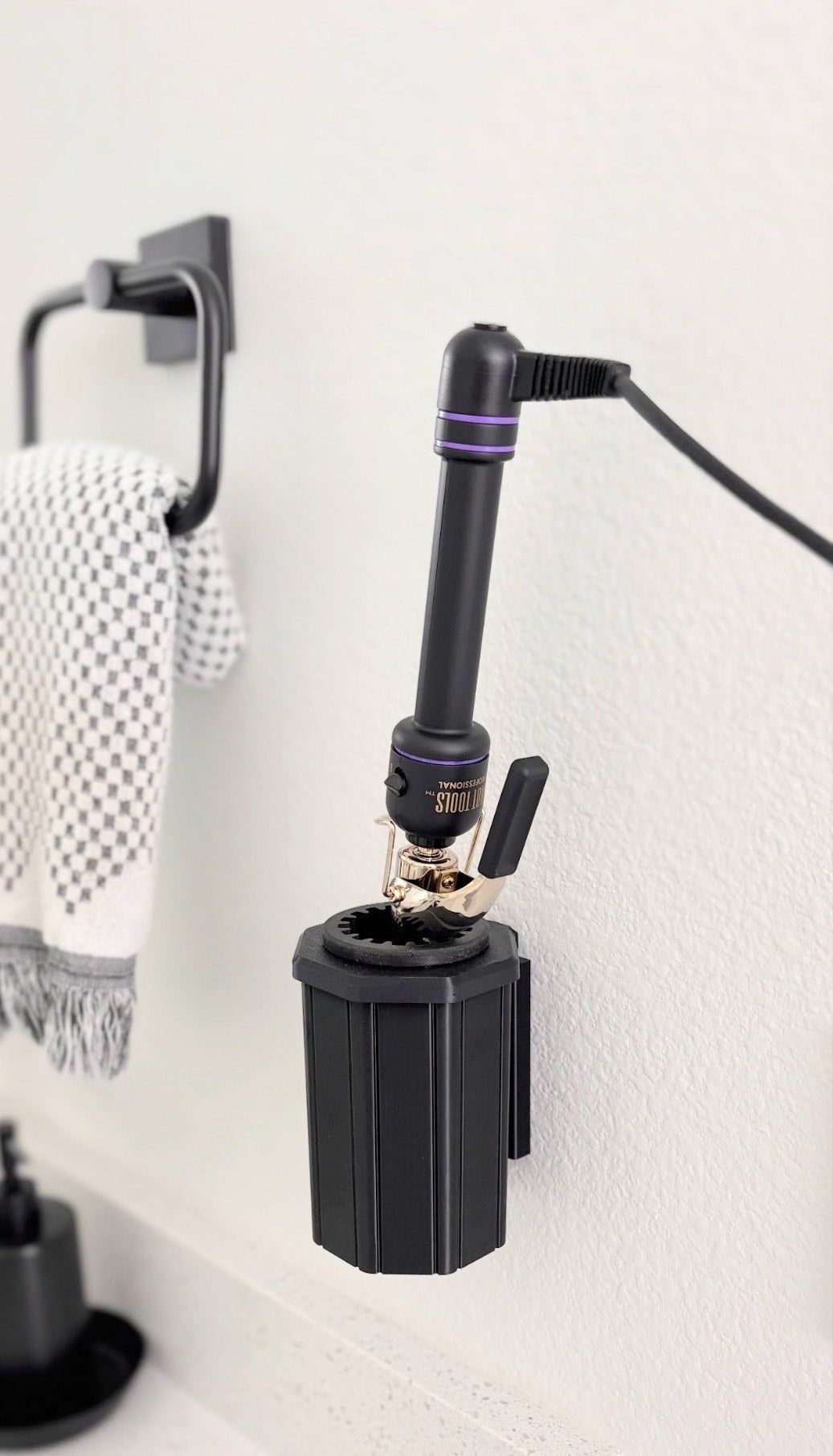 Curling Iron Holder Wall Mountable