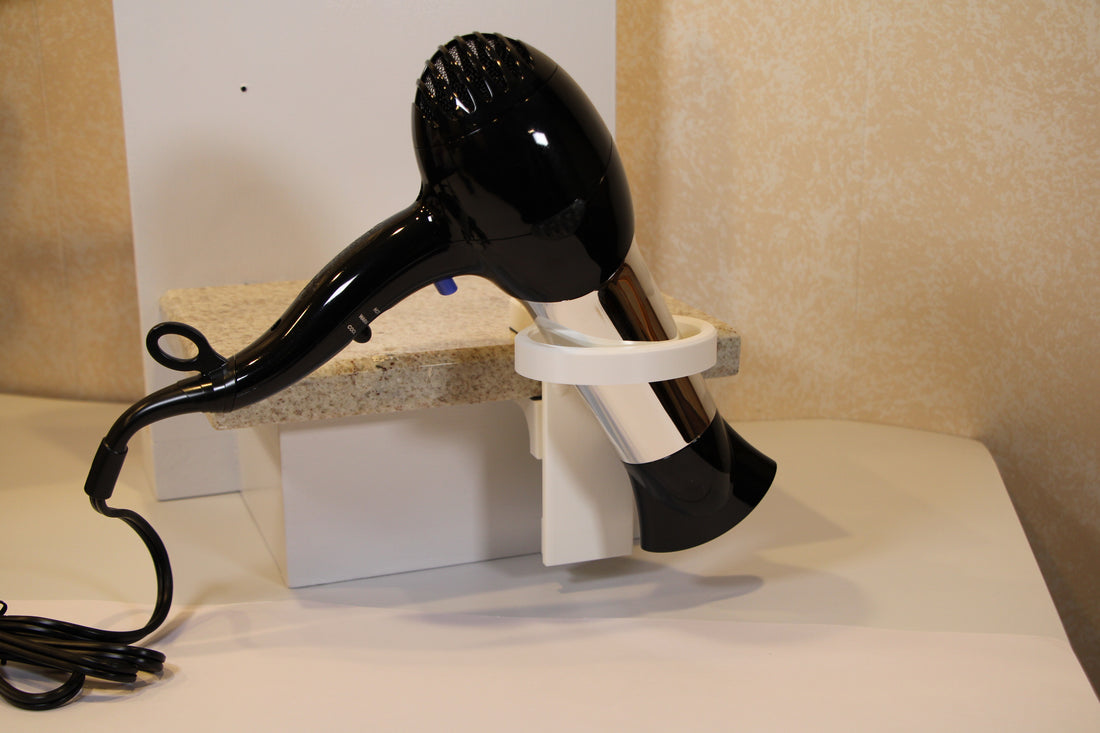 Hair Dryer Holder - Table Clampable