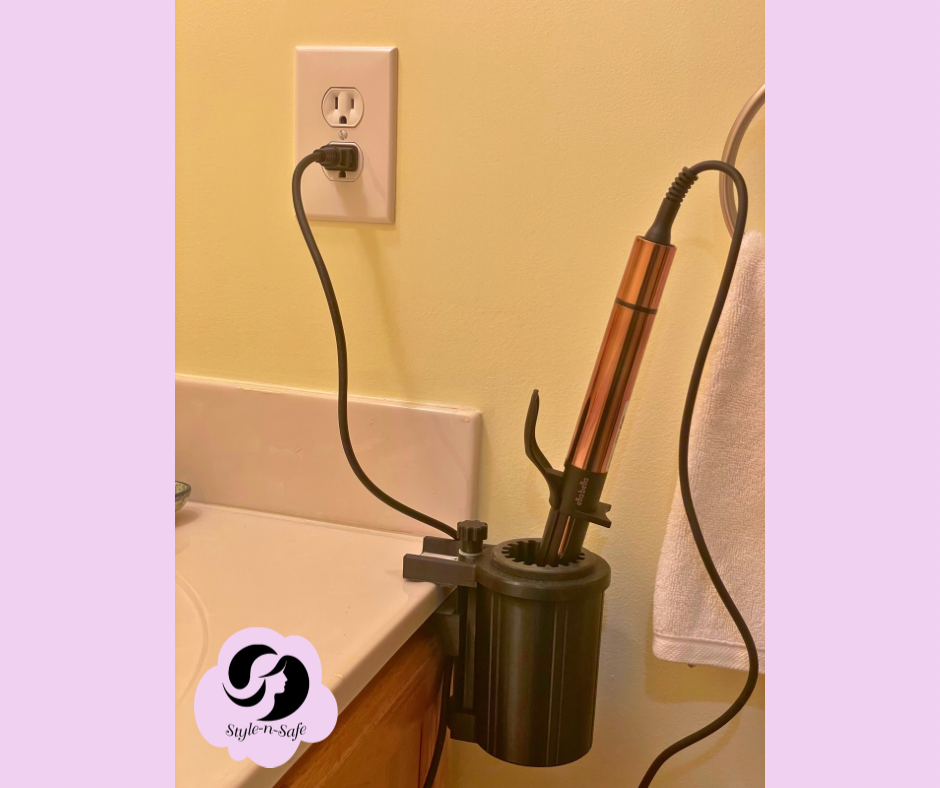 Curling Iron Holder - (New) Table Clampable