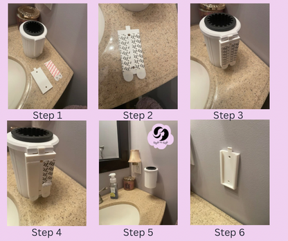 Curling Iron Holder Wall Mountable