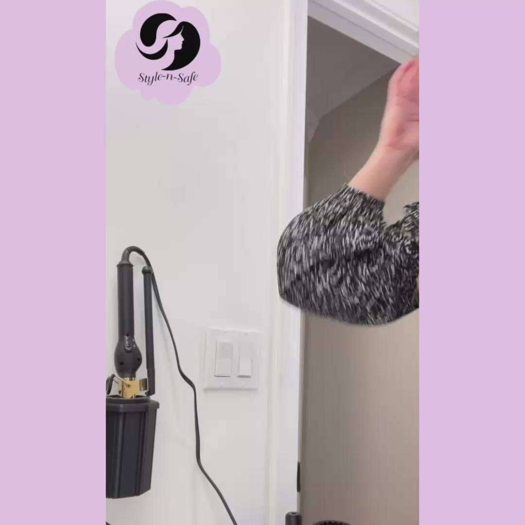 Curling Iron Holder Wall Mountable